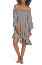 Women's Elan Off The Shoulder Cover-up Dress, Size - Grey