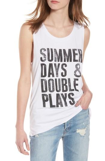 Women's Prince Peter Summer Days & Double Plays Tank, Size - White