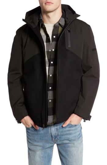 Men's Pendleton Jackson Hole Waterproof Hooded Jacket - Black