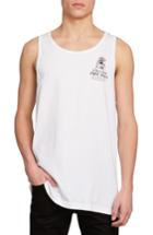 Men's Volcom Pipe Pro Crest Graphic Tank - White