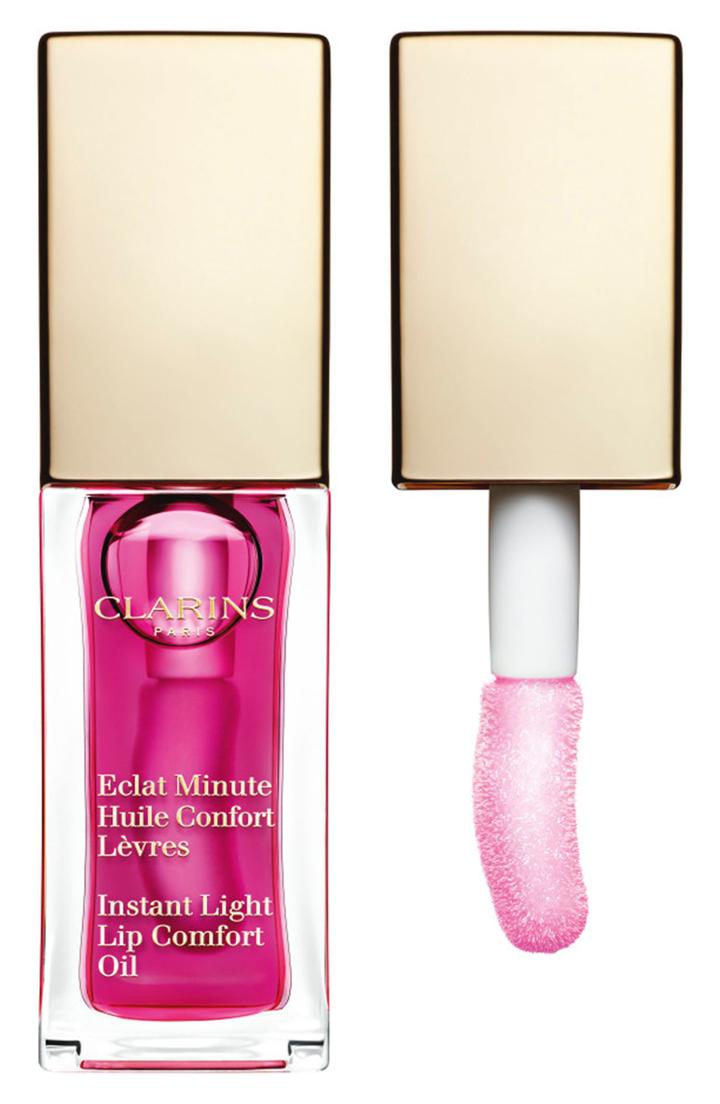 Clarins Instant Light Lip Comfort Oil - 02-raspberry