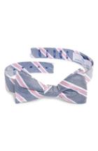 Men's Southern Tide Hilton Stripe Silk Bow Tie