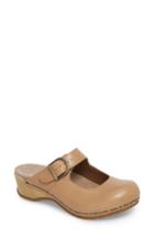 Women's Dansko 'martina' Mary Jane Buckle Clog .5-6us / 36eu M - Beige