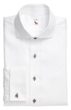 Men's Lorenzo Uomo Trim Fit Solid Dress Shirt .5 - 32 - White