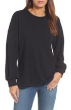 Women's Pleione Tie Back Sweatshirt - Black