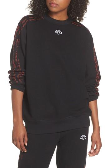 Women's Adidas X Alexander Wang Sweatshirt - Black