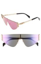 Women's Moschino 99mm Shield Sunglasses -