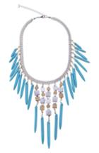 Women's Nakamol Design Fringe Magnesite & Howlite Collar Necklace