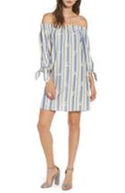 Women's Everyly Tie Sleeve Off The Shoulder Shift Dress - Blue