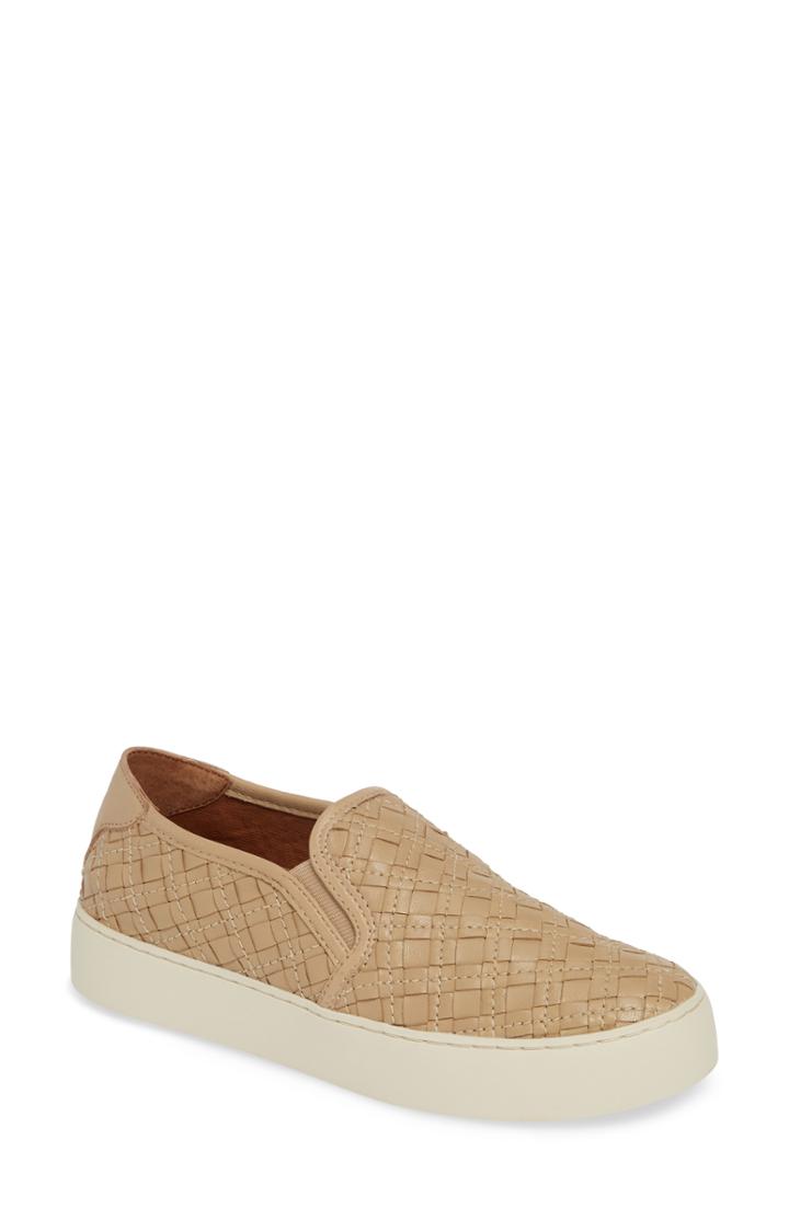 Women's Frye Lena Slip-on Sneaker .5 M - Beige