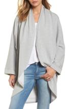 Women's Caslon Cocoon Knit Midi Cardigan, Size - Grey