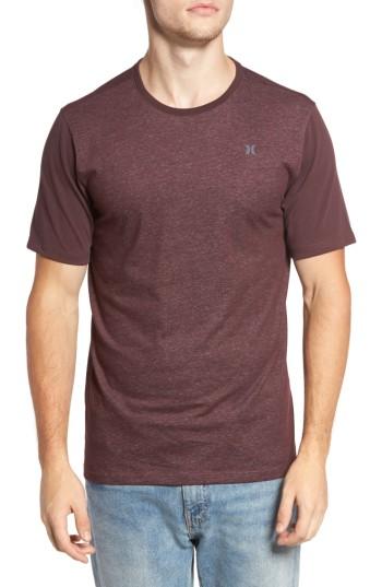 Men's Hurley Lagos Snapper Dri-fit T-shirt - Burgundy