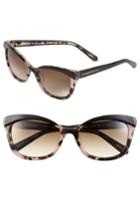 Women's Kate Spade New York 'amaras' 55mm Sunglasses - Black/ Blush Tort
