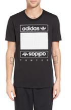 Men's Adidas Originals Mesh Box Graphic T-shirt - Black