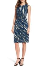 Women's Nic+zoe Tiger Lily Twist Front Sheath Dress - Green