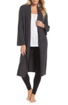 Women's Barefoot Dreams Cozychic(tm) Lite Cross Creek Long Cardigan /x-large - Grey