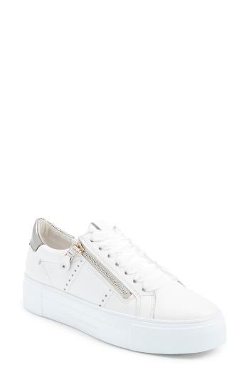 Women's Kennel & Schmenger Big Low Top Platform Sneaker .5 M - White