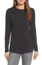 Women's Bobeau Bishop Knit Top - Black