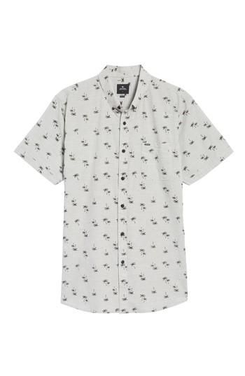 Men's Rip Curl Palm Tree Print Woven Shirt