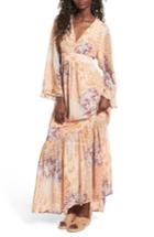 Women's Wayf Viola Bell Sleeve Maxi Dress