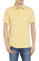 Men's French Connection Slubbed Polo - Yellow