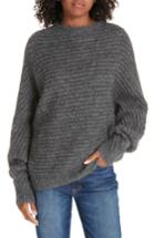 Women's Maje Rib Knit Sweater - Grey