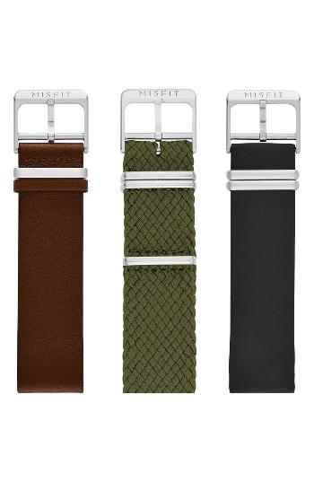 Women's Misfit Phase Three-pack 20mm Watch Straps