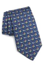 Men's Vineyard Vines Santa & Whale Reindeer Silk Tie