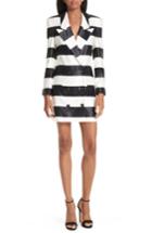 Women's Caroline Constas Catrina Cotton & Silk Blazer Dress - Black