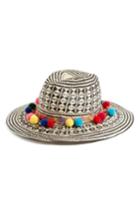 Women's Brooklyn Hat Co Phuket Pompom Safari Hat - Black