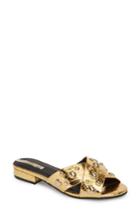 Women's Kenneth Cole New York Verna Studded Slide Sandal M - Metallic