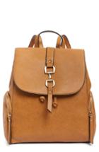 Sole Society Marah Faux Leather Backpack - Brown