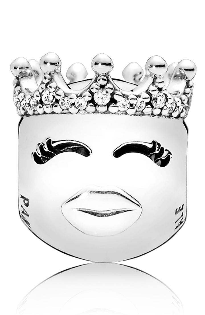 Women's Pandora Princess Emoji Charm
