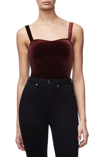 Women's Good American Sweetheart Bodysuit - Red