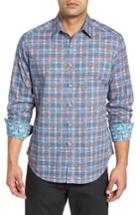 Men's Robert Graham Danielson Classic Fit Sport Shirt - Blue