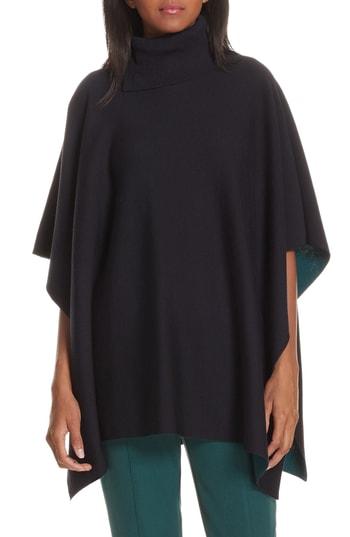 Women's Boss Leandra Poncho, Size - Blue