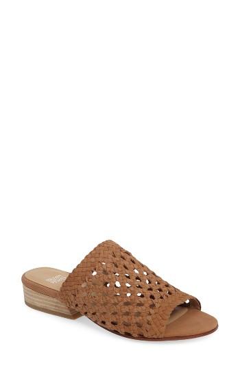 Women's Eileen Fisher Aloe Slide Sandal M - Brown