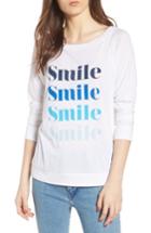 Women's South Parade Candy - Smile Smile Pullover - White