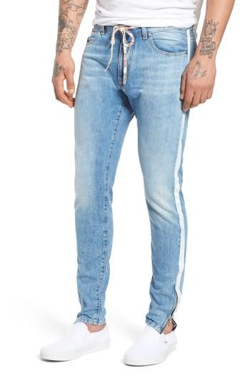 Men's Represent Slim Fit Denim Pants - Blue