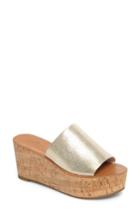 Women's Caslon Hailey Platform Sandal M - Metallic