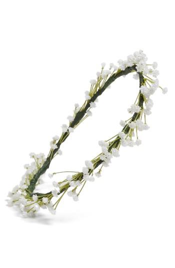Emily Rose Flower Crowns Baby's Breath Silk Flower Crown