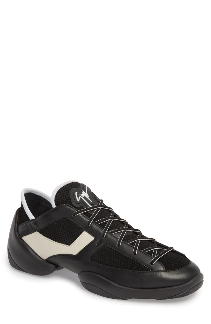 Men's Giuseppe Zanotti Split Sole Sneaker Us / 41eu - Black