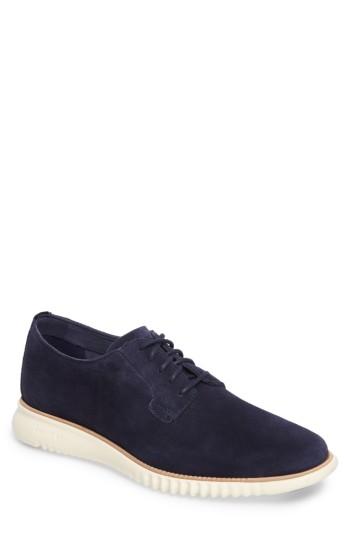 Men's Cole Haan 2.zerogrand Plain Toe Derby .5 M - Blue