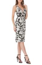 Women's Js Collections Embroidered Lace Sheath Dress - Black