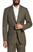 Men's J.crew Ludlow Trim Fit Herringbone Wool Sport Coat R - Green