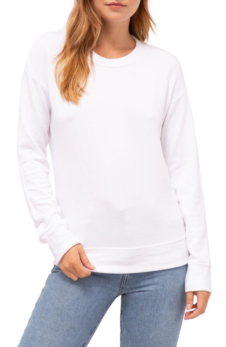 Women's Stateside Fleece Pullover - White