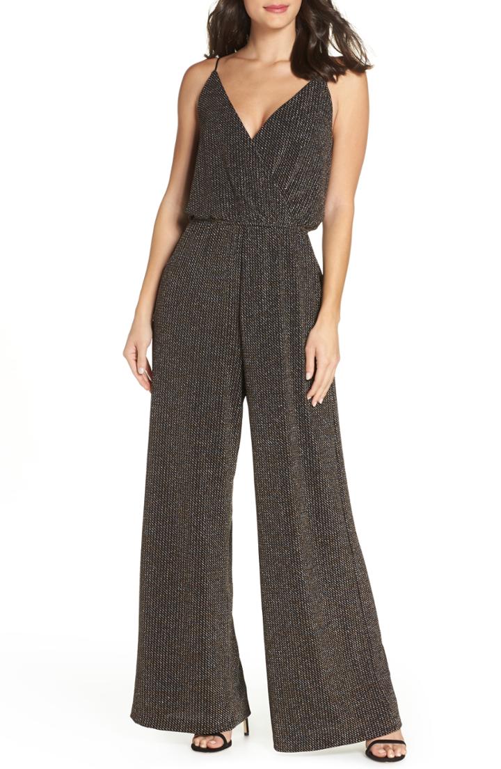 Women's Chelsea28 Holiday Metallic Jumpsuit