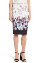 Women's Halogen Floral Print Pencil Skirt