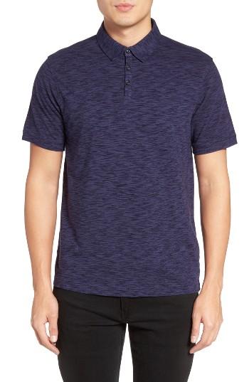 Men's Calibrate Trim Fit Space Dye Polo - Blue