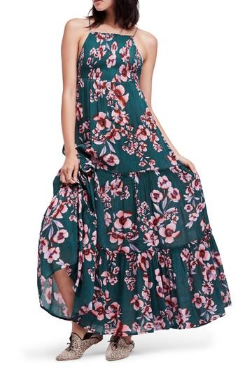Women's Free People Garden Party Maxi Dress - Blue/green